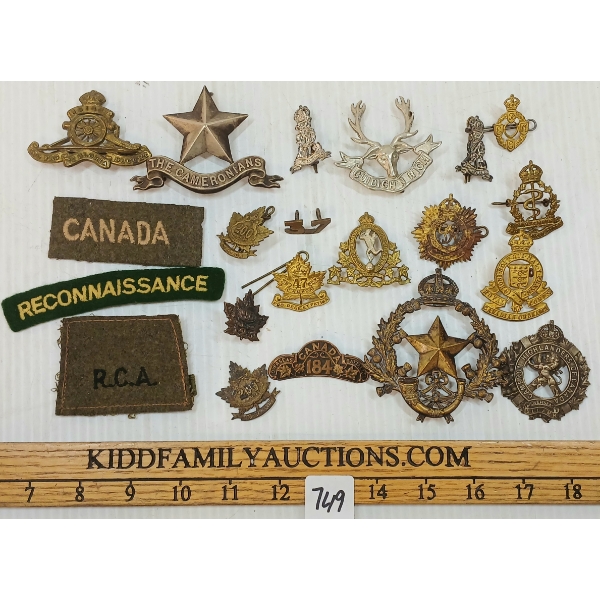 JOB LOT - CDN BADGES & INSIGNIA