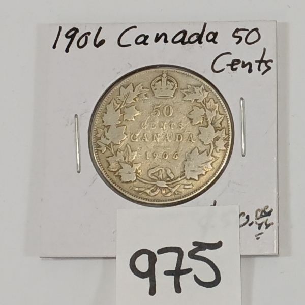 1906 CDN SILVER 50 CENT PC