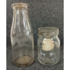 Image 2 : LOT OF 2 - JACK & JILL PEANUT BUTTER 1LB JAR & EMBOSSED TORONTO DAIRYMEN'S MILK BOTTLE
