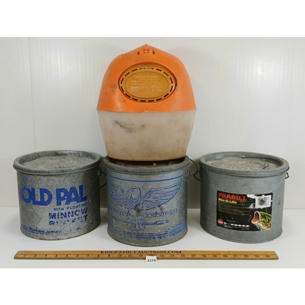 LOT OF 4 - LIVE WELLS - INCL, FENWICK, OLD PAL & FRABILL