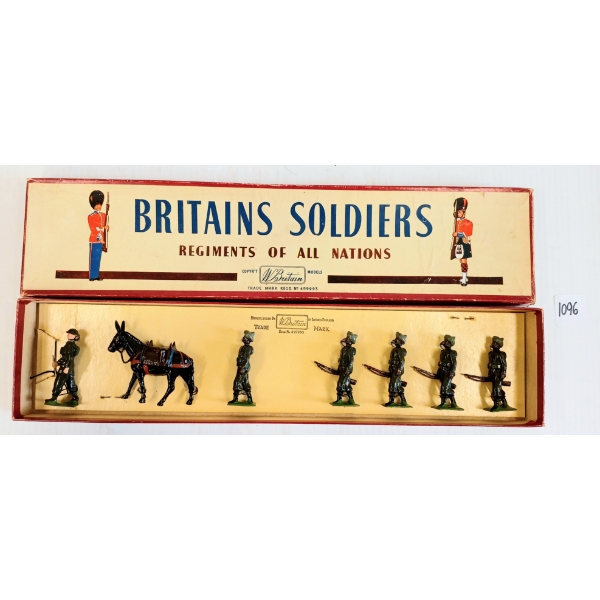 BRITAINS SOLDIERS LEAD FIGURES - NO. 1893 INDIAN ARMY SERVICE CORPS
