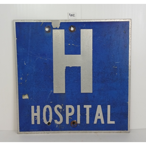 HOSPITAL METAL SIGN