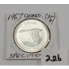 Image 1 : 1967 CDN GOOSE SILVER DOLLAR COIN