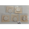 Image 2 : LOT OF 5 - 1964 CDN 50 CENT SILVER PCS
