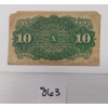 Image 2 : 1863 U.S. FRACTIONAL 10 CENT SHINPLASTER