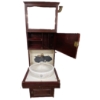 Image 2 : MAHOGANY & BRASS SHIP WASHSTAND - 19TH CENTURY