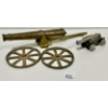 Image 1 : LOT OF 2 - MINI CAST CANNON REPLICAS