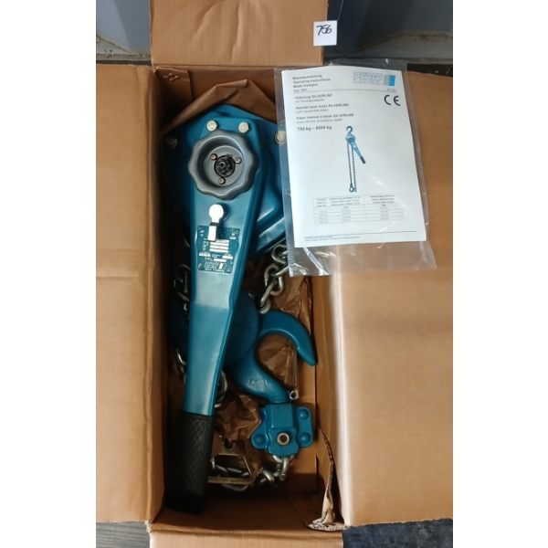 RATCHET LEVER HOIST SILVERLINE W/ ROUND LINK CHAIN