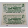 Image 2 : LOT OF 2 - 1973 CDN $1 BANKNOTES