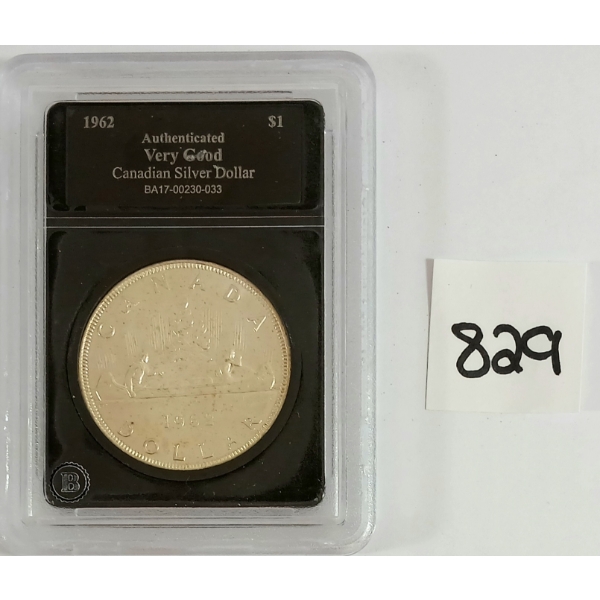 1962 CDN SILVER DOLLAR - UNCIRCULATED
