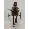 Image 3 : MARX WIND UP SULKY RACER HORSE W/ DRIVER