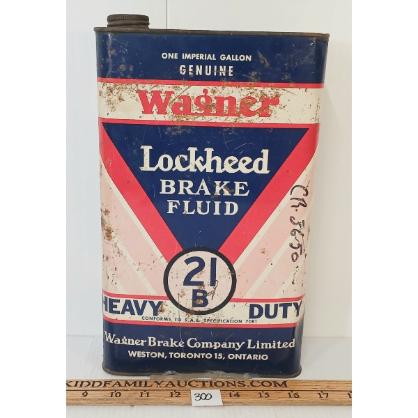 WAGNER LOCKHEED BRAKE FLUID GAL CAN