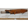 Image 5 : EMANUELE MADE DAMASCUS BOWIE KNIFE W/ LEATHER SHEATH