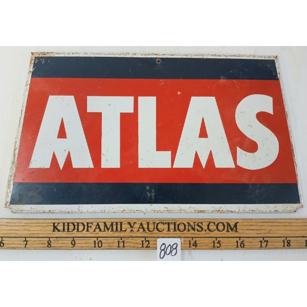 ATLAS SST DISPLAY TOPPER SIGN
