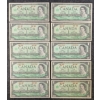 Image 4 : LOT OF 21 - 1967 CDN $1 BANKNOTES