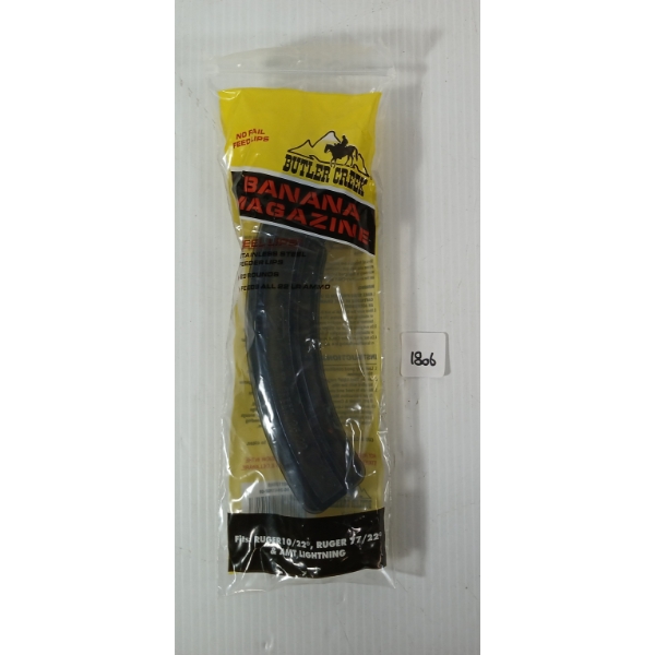 BUTLER CREEK IN RUGER 10/22 BANANA MAGAZINE - PAL REQ.