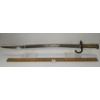 Image 2 : FRENCH MODEL 1866 CHASSEPOT BAYONET W/ SCABBARD