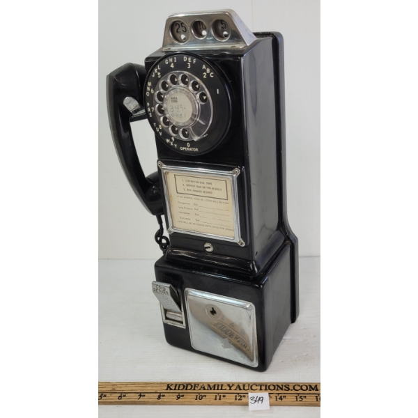 AUTOMATIC ELECTRIC CO. ROTARY PAYPHONE