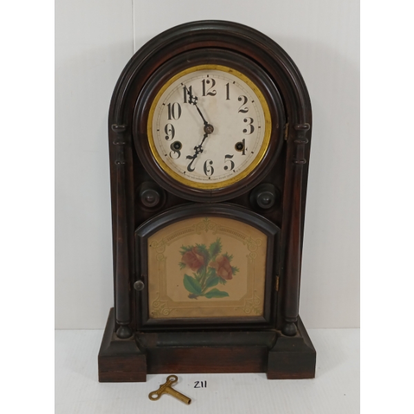 1875 NEW HAVEN SHELF CLOCK