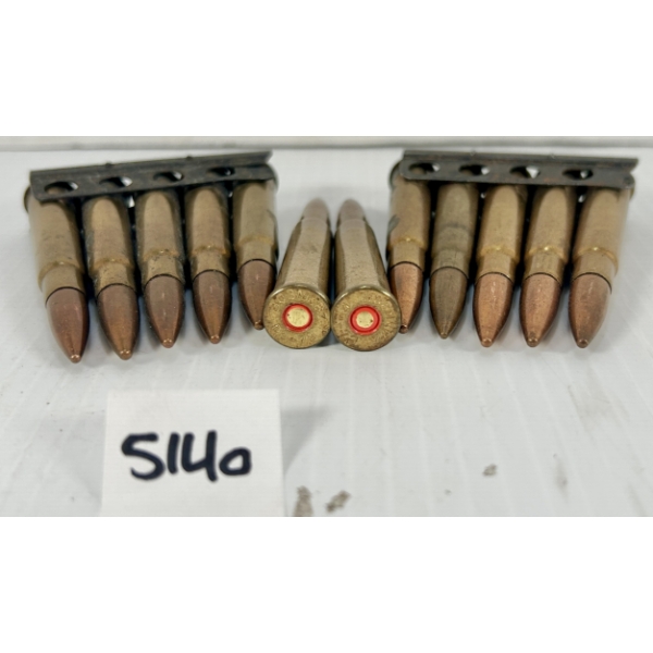 AMMO: 12X .303 BRIT 174GR. FMJ - ON CLIPS 
