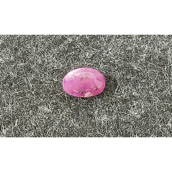 OVAL MIXED CUT LOOSE NATURAL MOZAMBIQUE RUBY ($4,450 APPRAISAL)