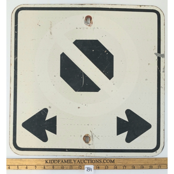NOT STOPPING - SINGLE SIDED METAL SIGN