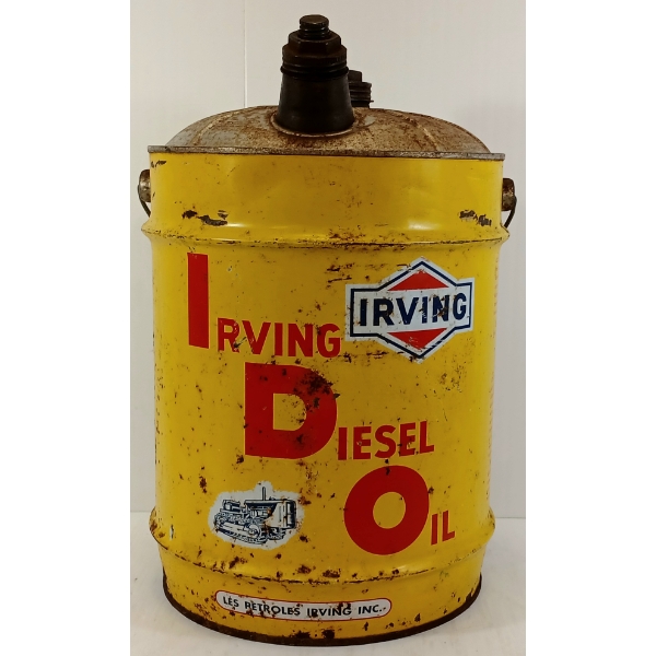 IRVING 5 GAL PAIL WITH SPOUT - DIESEL OIL