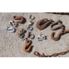 Image 3 : JOB LOT - MISC HOOKS & CHAINS