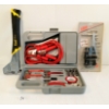 Image 1 : LOT OF 3 - VEHICLE EMERGENCY TOOL KIT, STANLEY FATMAX HAMMER TACKER & TASK 1/2IN GLUING CLAMP