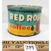 Image 2 : RED ROSE COFFEE 1LB TIN