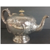 Image 7 : LOT OF 2 - SILVERPLATED EPNS BROS. TEAPOT W/ PEARL HANDLE & SILVER MOUNTS FRUIT BOWL