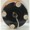 Image 8 : PORCELAIN CRANE MOTIF TABLE LAMP W/ SUEDE SHADE