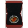 Image 3 : 2007 RCM $5 SILVER COLOURED COIN - SUGAR MAPLE IN ORANGE
