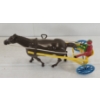 Image 5 : MARX WIND UP SULKY RACER HORSE W/ DRIVER