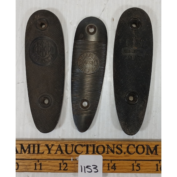 LOT OF 3 - BUTTPLATES