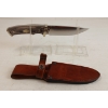 Image 2 : OLD TIMER 169OT D2 KNIFE W/ LEATHER SHEATH