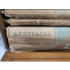 Image 5 : FIVE ANTIQUE SCHOOL MAPS WITH ORIGINAL HANGING CABINET  