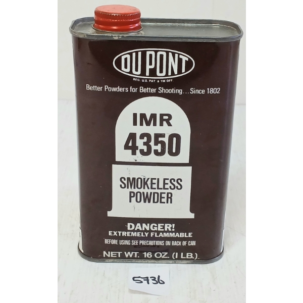 POWDER: DU POINT IMR 4350 SMOKELESS POWDER - 1LBS