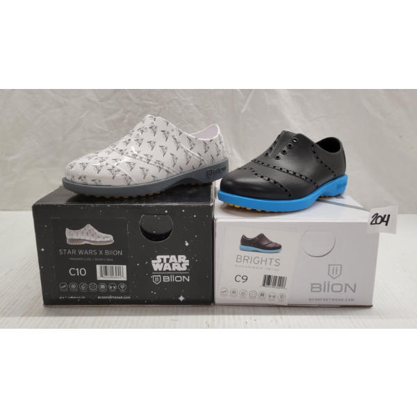 LOT OF 2 - BIION SHOES - FT THE BRIGHTS & STAR-WARS STYLES