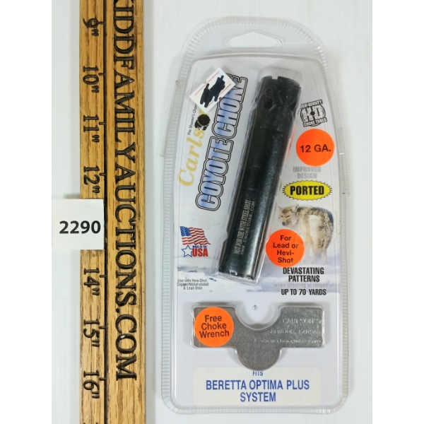 CARLSON COYOTE CHOKE 12GA BERETTA OPTIMA PLUS SYSTEM