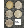 Image 2 : LOT OF 6 - 1968-1976 U.S. HALF DOLLAR COINS 