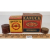 Image 1 : LOT OF 4 - HOPPES PATCHES, CANUCK & JOYCE COLLECTIBLE CONTAINERS