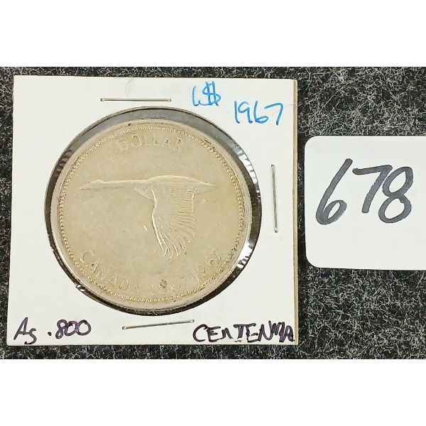 1967 CDN SILVER DOLLAR
