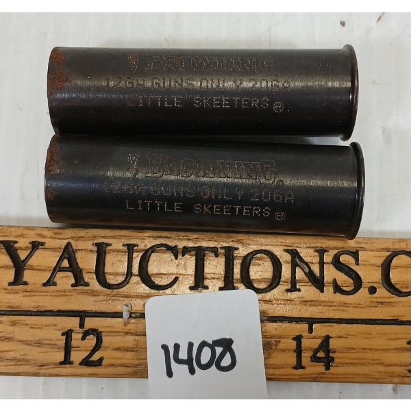 LOT OF 2 - BROWNING LITTLE SKEETERS ADAPTERS - 12GA TO 20GA