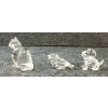 Image 6 : LOT OF 3 - SWAROVSKI BIRD, CAT & DOG CRYSTAL FIGURINES