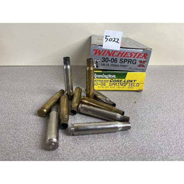 BRASS: 50X MIXED .30-06 