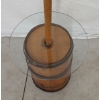 Image 5 : REPURPOSED BUTTER CHURN SIDE TABLE