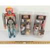 Image 1 : LOT OF 3 - 1999 STARWARS EPISODE 1 LIGHTSABERS & ROGUN ROBOT