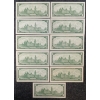 Image 3 : LOT OF 21 - 1967 CDN $1 BANKNOTES