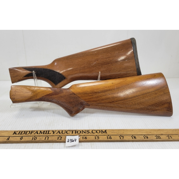 LOT OF 2 - UNMARKED BUTT STOCKS